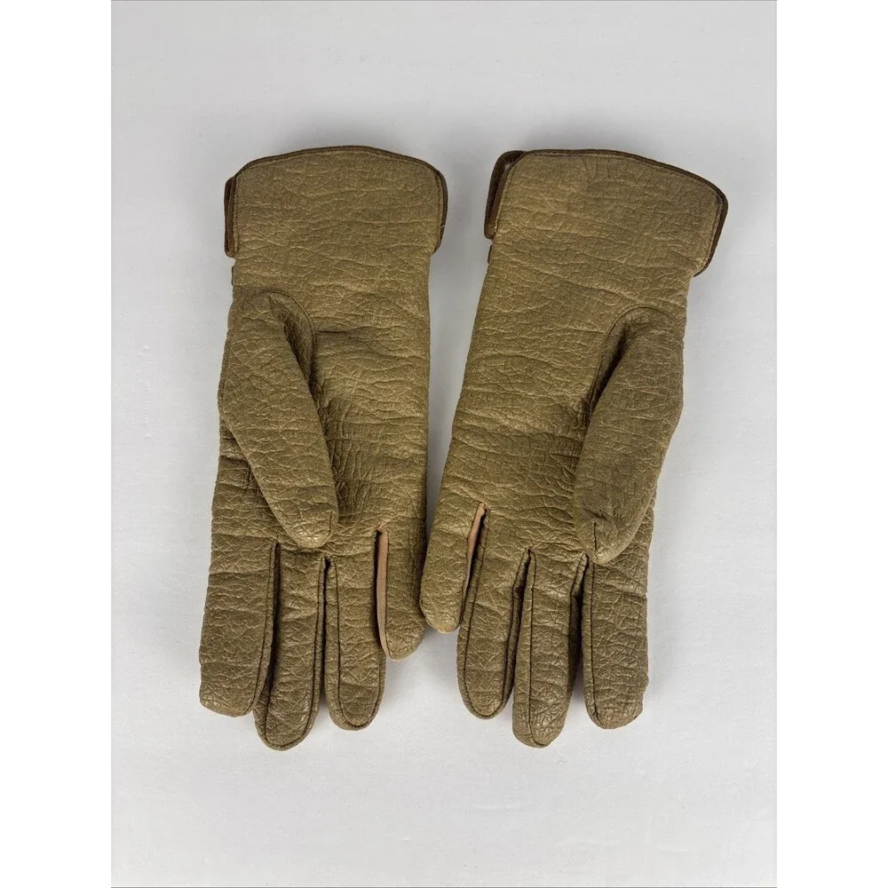 VTG Aris Snuggler Gloves Size R Tan Thick Liner Warm